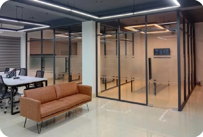 Everest Pharma — open office and meeting room